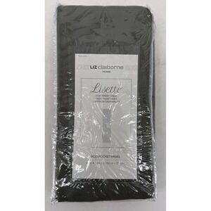 Liz Claiborne Lisette Sheer Curtain Panel Sage Green 60x84 Rod Pocket NIP